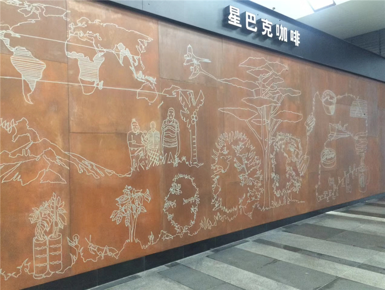 金水耐候钢幕墙